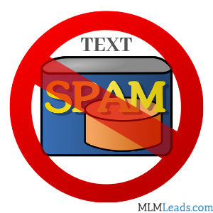 no text spam for mlm